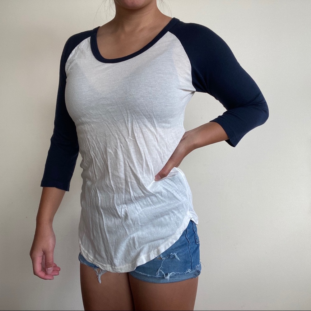 Brandy Melville baseball tee shirt